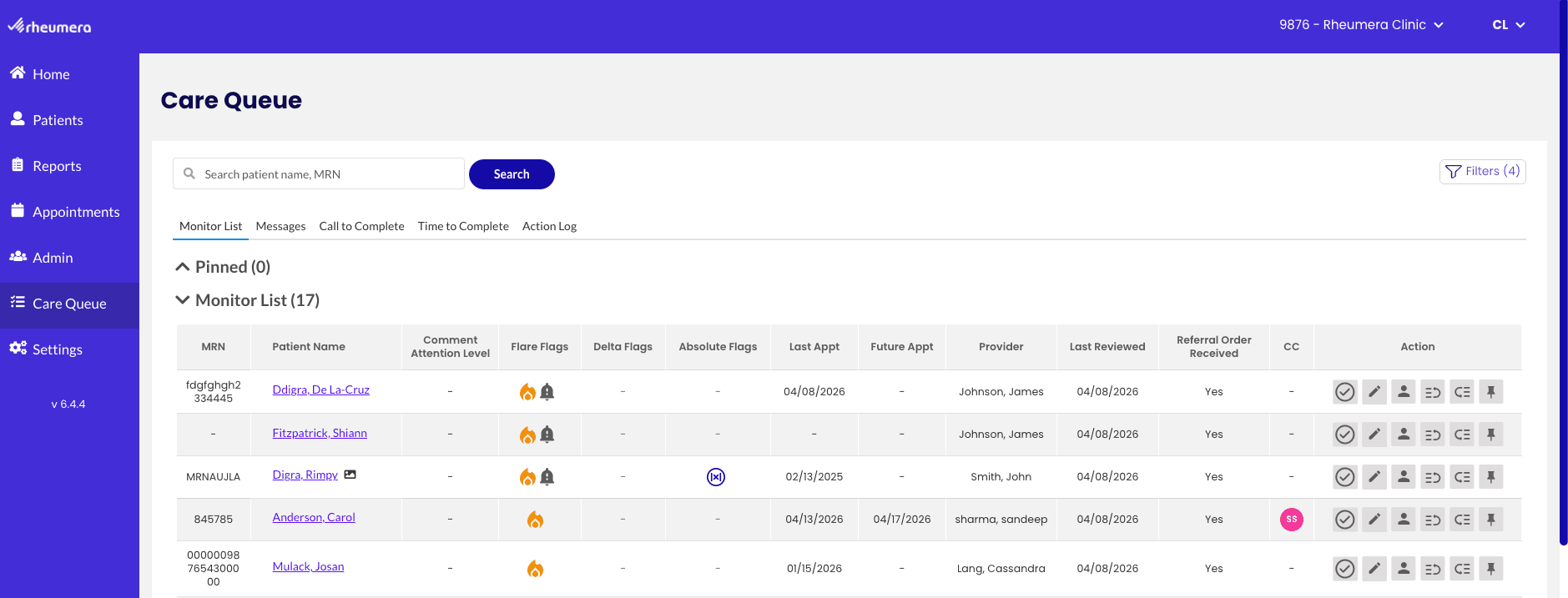 Rheumera clinical portal